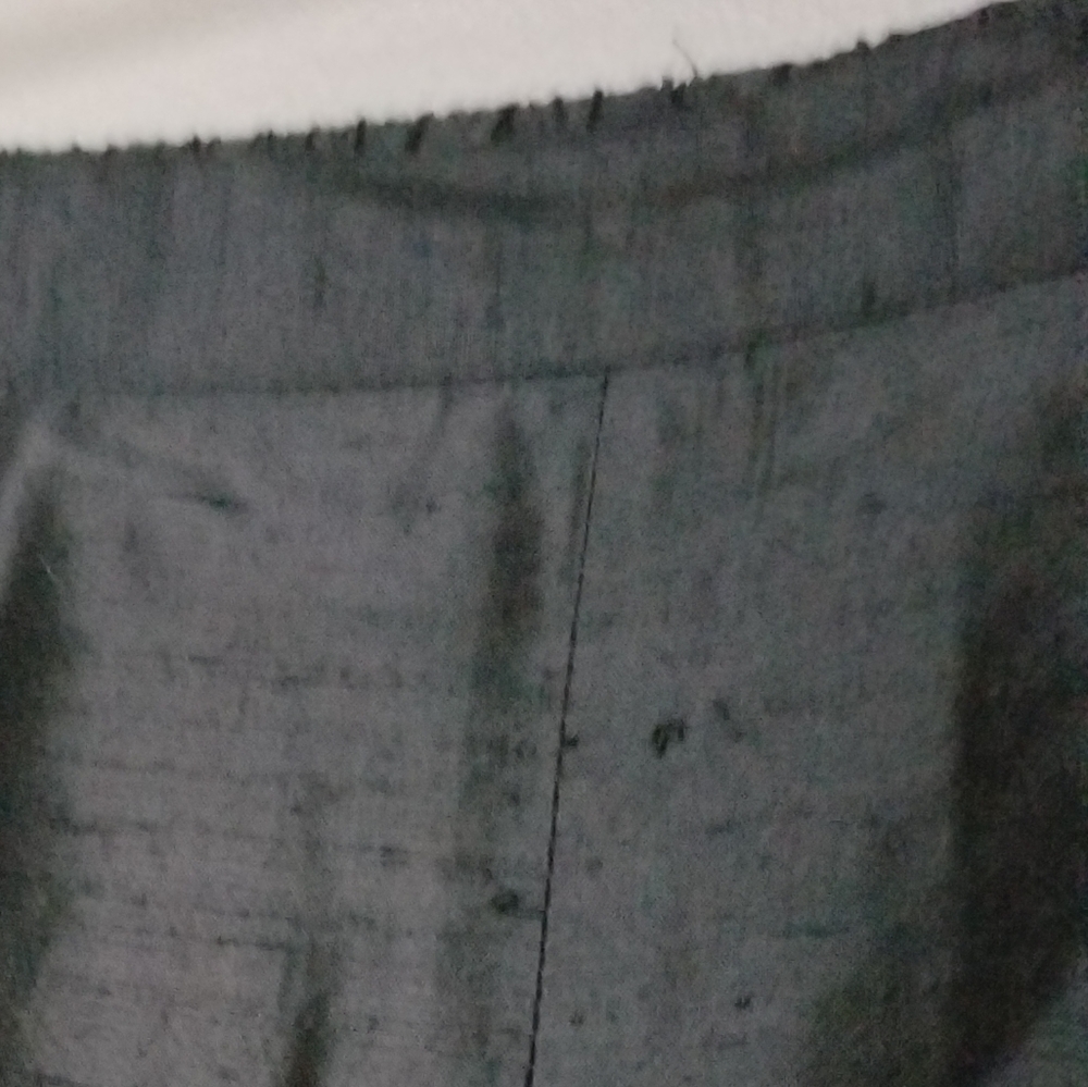 Vintage 100% Silk Pants M Black - Picture 7 of 8